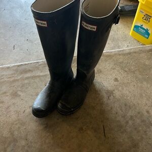 Hunter Black Rain Boots